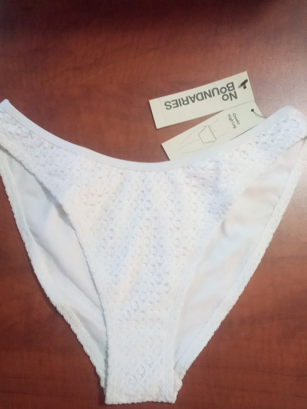 No Boundaries Swim Bottoms Bikini Medium 8 10 NWT